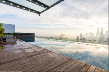 Luxury infinity pool @ Regalia Suites KL - image 8